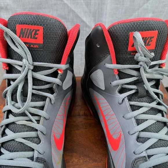 %Nike Air Max Actualizer 2 Gray Red Men's basketball shoes size 12 / A 34 - Picture 8 of 12